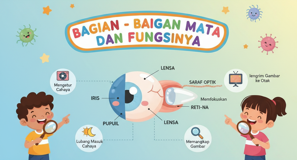 bagian - bagian mata dan fungsinya