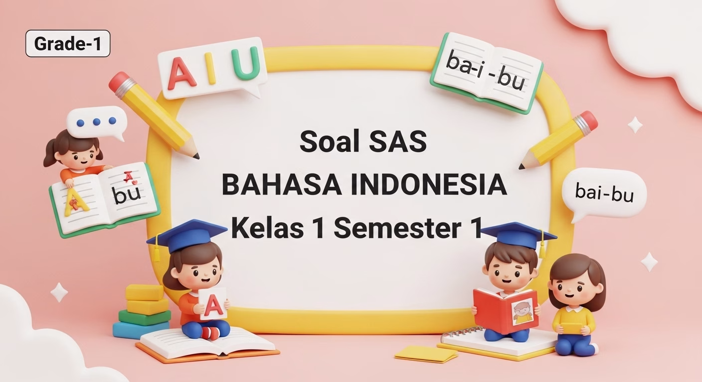 soal sas bahasa indonesia kelas 1