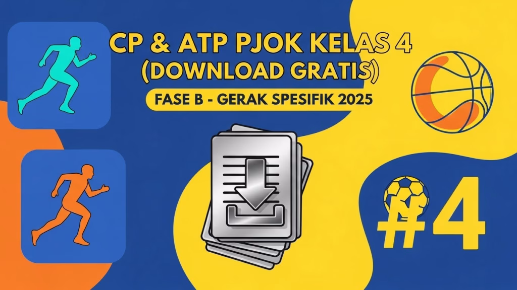 cp dan atp pjok kelas 4