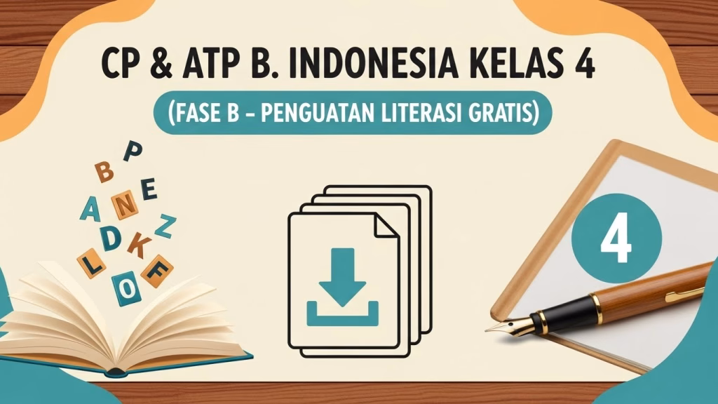 cp dan atp bahasa indonesia kelas 4