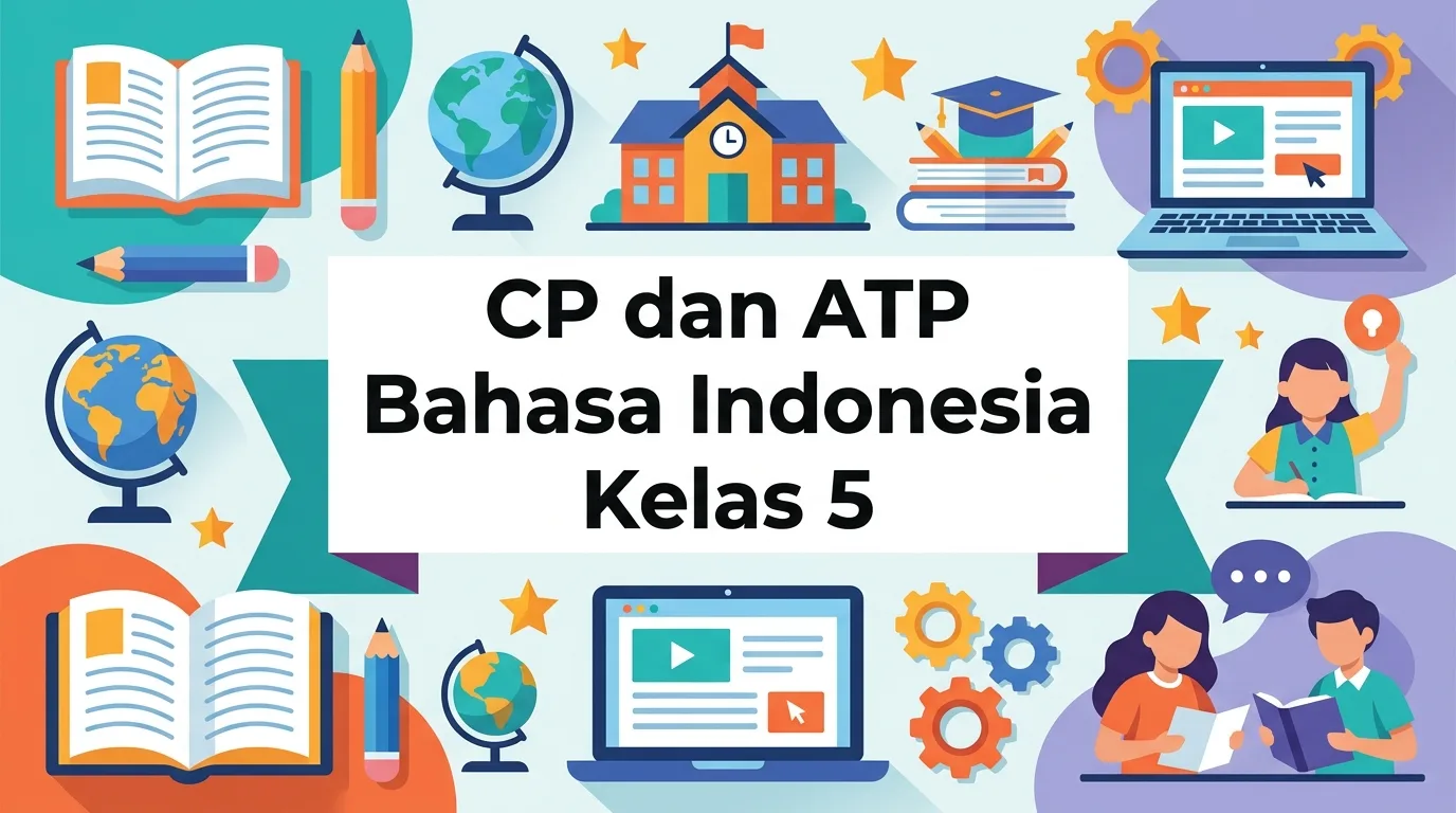cp dan atp bahasa indonesia kelas 5