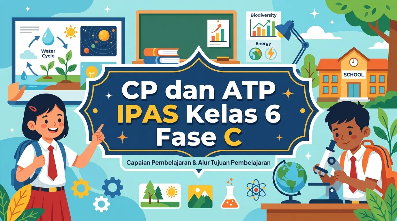 cp dan atp ipas kelas 6