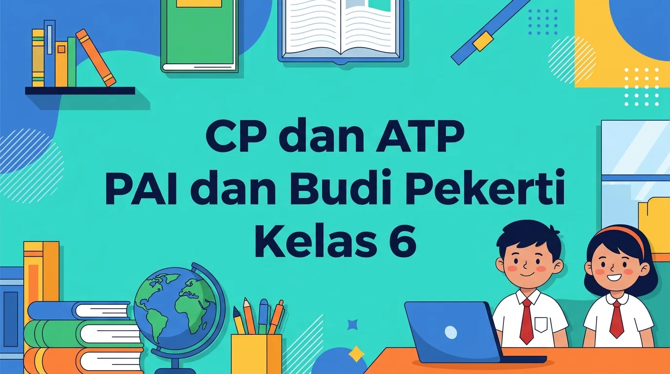cp dan atp pai kelas 6
