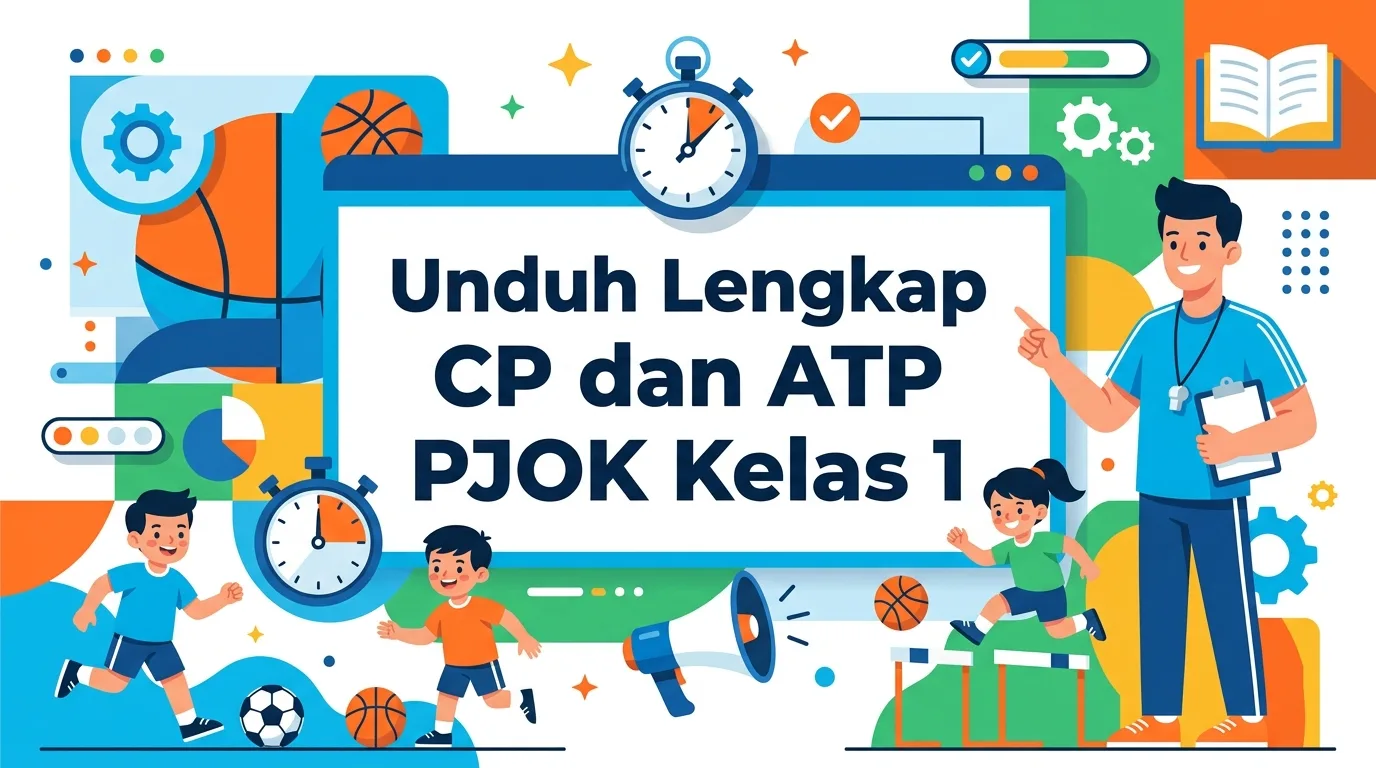 cp dan atp pjok kelas 1