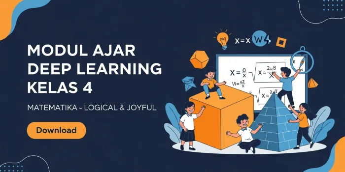 Download Modul Ajar Deep Learning Matematika Kelas 4